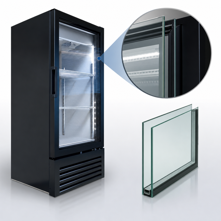 Product image #3 for Beverage-Air Marketeer MT10-1B Single-Section Reach-In Glass Door Merchandiser Refrigerator, Black, 9.43 Cu. Ft.