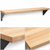 Thumbnail image #3 for Eagle Group Hardwood Cutting Board for HT4 Hot Food Table, 63-1/2 Inch x 8 Inch x 1-1/4 Inch, Stationary Brackets