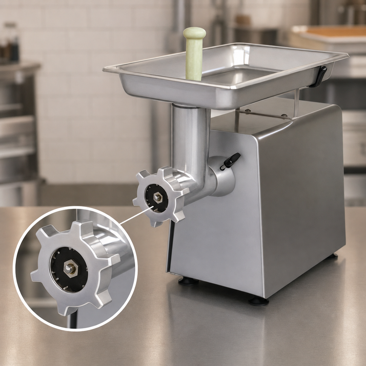 Product image #3 for Bench-Style Meat Grinder with #12 Attachment Hub, 1 HP