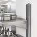 Thumbnail image #3 for Eagle Group 48-Inch NSF Stainless Steel Wall-Mounted Standard Upright for Cantilever Shelving
