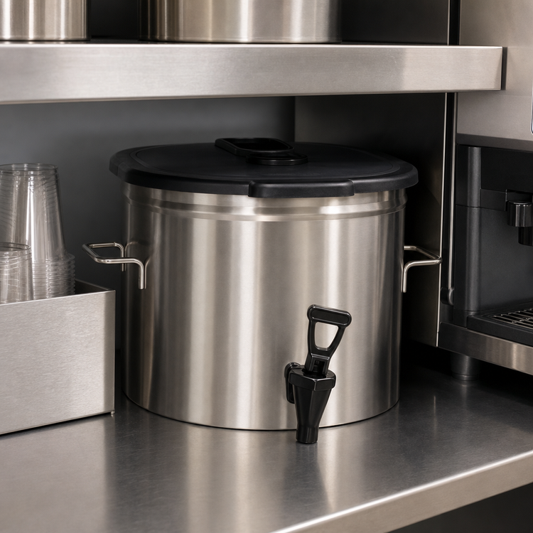 Product image #3 for BUNN TDO-3.5 Low Profile Tower Iced Tea Dispenser, 3.5-Gallon, Stainless Steel