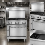 Thumbnail image #3 for Jade Range (Middleby) Bistro JBR-2-24G 36-Inch Gas Range, 2 Open Burners, 24-Inch Griddle, Cabinet Base