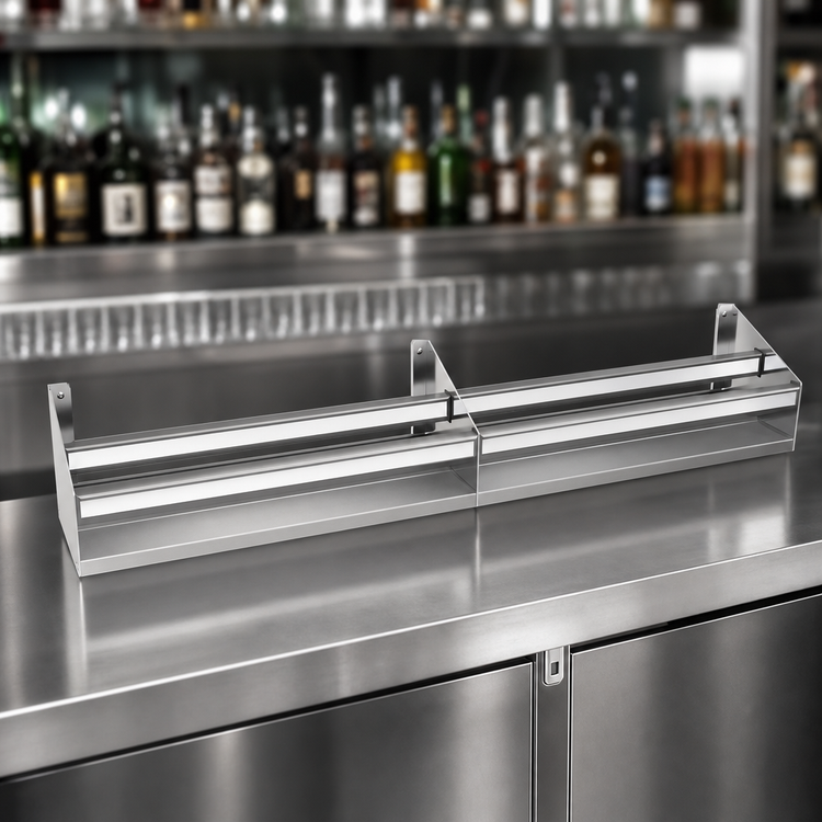 Product image #3 for Glastender DSR-50 Double Speed Rail, 50-Inch Wide Stainless Steel