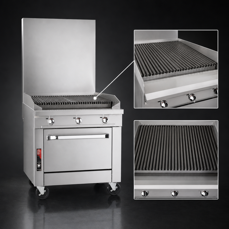 Product image #3 for Southbend Platinum Heavy Duty 12-Inch Modular Natural Gas Full-Width Charbroiler