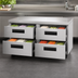 Thumbnail image #3 for Hoshizaki Steelheart 60-Inch Two-Section Undercounter Refrigerator with 4 Drawers