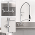 Thumbnail image #3 for Fisher Stainless Steel 8-Inch Backsplash Pre-Rinse Unit with Add-On Faucet and 12-Inch Swing Spout