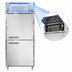 Thumbnail image #3 for Continental Refrigerator Designer Line D1FXSNSAHD One-Section Extra-Wide Shallow Depth Reach-in Freezer