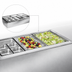 Thumbnail image #3 for Atlas Metal WIC-2 2-Pan Iced Cold Drop-In Food Well