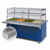 Thumbnail image #3 for Dinex DXPR4CM Reflections Refrigerated Mobile 4-Pan Cold Food Unit