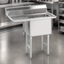 Thumbnail image #3 for Advance Tabco Special Value Series 1-Compartment Fabricated Sink with 18-Inch Left Drainboard, 18 x 24 x 14-Inch Bowl