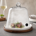 Thumbnail image #4 for American Metalcraft 8-1/4 Inch Round Smoking Dome Cover with Silicone Valve, Clear Polycarbonate
