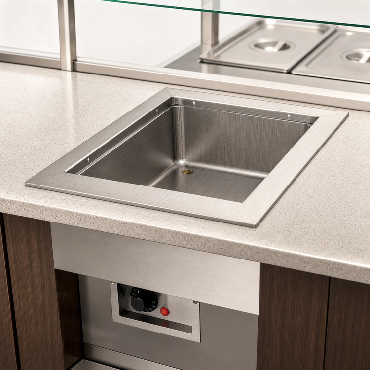Product image #3 for Vollrath Drop-In Electric Insulated Hot Food Well, 1 Full-Size Pan, Wet Operation, 120V