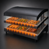 Thumbnail image #3 for Hatco Glo-Ray Designer Slant 39-Inch Countertop Dual-Shelf Heated Glass Merchandiser