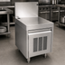 Thumbnail image #3 for Glastender Stainless Steel POS Cabinet with Louvered Hinged Door and Lock, 18 x 24 Inches