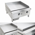 Thumbnail image #3 for Comstock-Castle 24-Inch Countertop Gas Griddle with Chrome-Plated Plate