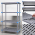 Thumbnail image #3 for Quantum Millenia 4-Shelf Stationary Starter Polymer Shelving Unit, 42 x 24 x 86 Inches