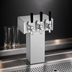 Thumbnail image #3 for Perlick 3780-3BPC 3-Faucet Air-Cooled Tee Draft Beer Tower, Polished Chrome