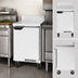 Thumbnail image #3 for Beverage-Air 20-Inch Shallow Depth Worktop Refrigerator with Solid Reversible Door and Foamed-In-Place Backsplash