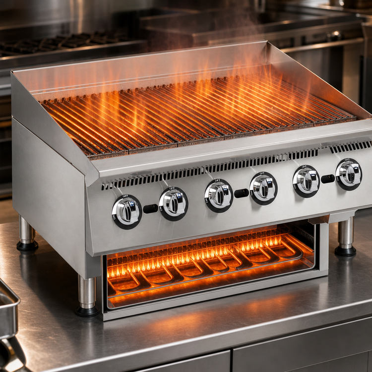 Product image #4 for Star Ultra-Max 36-Inch Radiant Gas Charbroiler, 120,000 BTU, Manual Controls