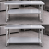 Thumbnail image #3 for Adjustable 18-Gauge Stainless Steel Undershelf for 72 x 30 x 36-Inch Work Table