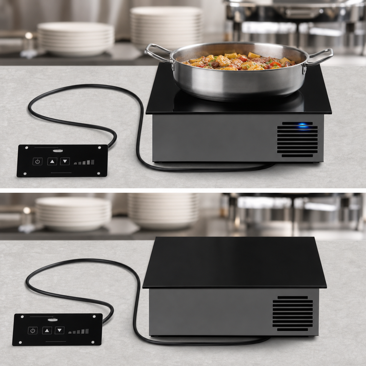 Product image #3 for Hatco Palletti™ 13-Inch Drop-In Countertop Single-Burner Induction Buffet Warmer