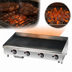 Thumbnail image #3 for Star-Max 48-Inch Countertop Gas Lava Rock Charbroiler with Cast Iron Burners