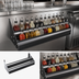 Thumbnail image #3 for Krowne Royal Series 60-Inch Double Built-In Stainless Steel Speed Rail