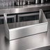 Thumbnail image #3 for CHOICE 66-Inch Single Stainless Steel Speed Rail with Keyhole Mounting