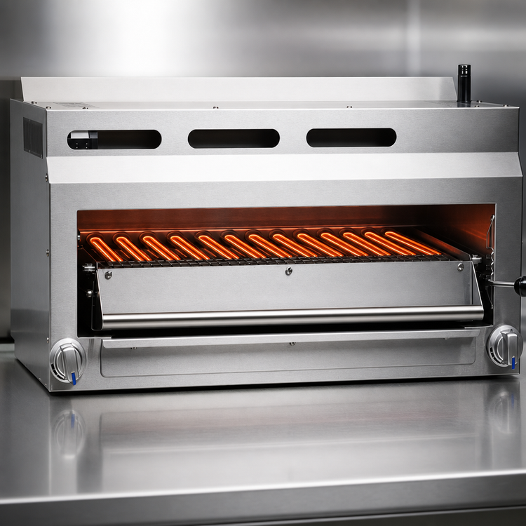 Product image #3 for Imperial Restaurant Series 36-Inch Electric Range-Match Salamander Broiler, 6 kW