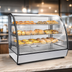 Thumbnail image #3 for Atosa CHDC-56 Countertop Heated Display Case with Curved Front Glass and Rear Sliding Doors