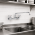 Thumbnail image #3 for Steel Works Stainless Wall-Mount Faucet with 8-Inch Centers and 14-Inch Spout