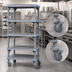 Thumbnail image #3 for Millenia Mobile Polymer Starter Shelving Unit with 5 Open Grid Shelves, 54W x 18D x 74H