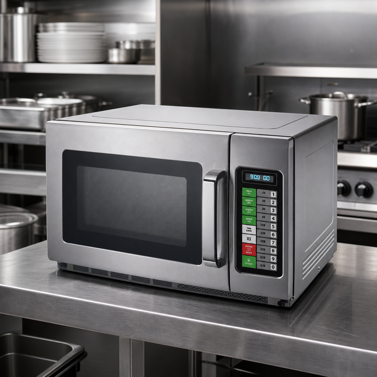 Product image #3 for Spectrum Heavy-Duty Stackable Commercial Microwave Oven, 2100W, 1.2-1.6 Cu. Ft., 208/230V