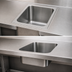 Thumbnail image #3 for Vollrath 1-Compartment Weld-In / Undermount Stainless Steel Sink, 14 x 9 x 9-3/4 Inch Bowl