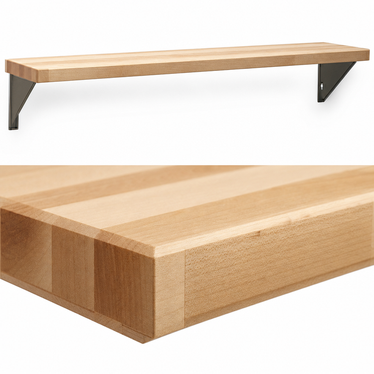Product image #3 for Eagle Group Hardwood Cutting Board for HT3 Carving Station, 48 x 8 x 1-1/4 Inches, Stationary Brackets