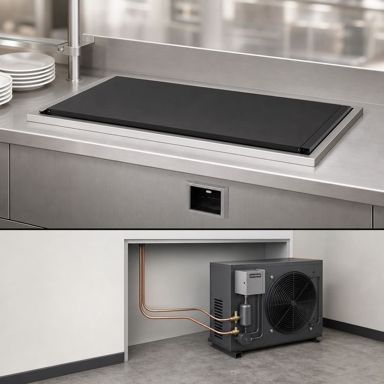 Product image #3 for Hatco CSBFX-24-I Built-In Flush Top Cold Shelf, 24" x 19.5", Remote Refrigeration
