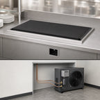 Thumbnail image #3 for Hatco CSBFX-24-I Built-In Flush Top Cold Shelf, 24 x 19.5 in, Remote Refrigeration, Electronic Controls, Hardcoat Aluminum