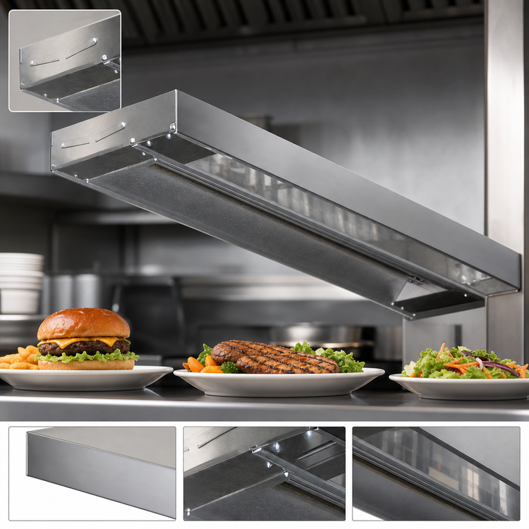 Product image #3 for Eagle RedHots 24-Inch Single Unlighted Strip Heat Lamp with Metal Heating Rod, 120V, 500W