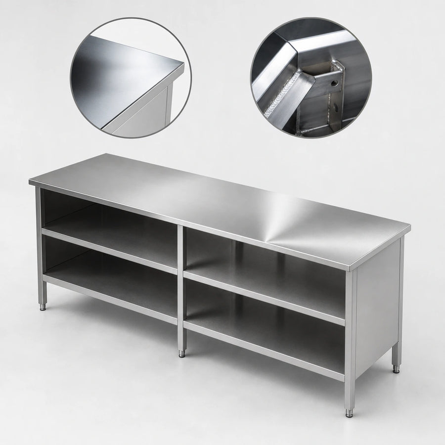 16-Gauge Stainless Steel Flat Top