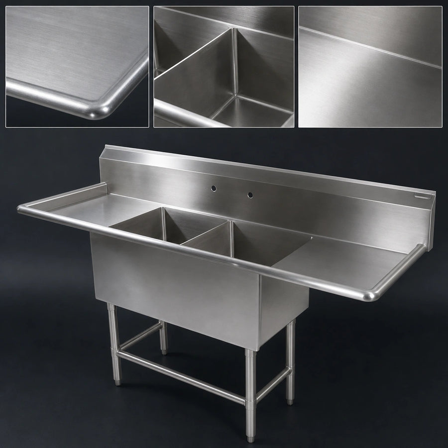 14-Gauge Stainless Steel Top