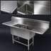 Thumbnail image #3 for John Boos Pro-Bowl 2-Compartment Stainless Steel Sink with Left and Right 30-Inch Drainboards