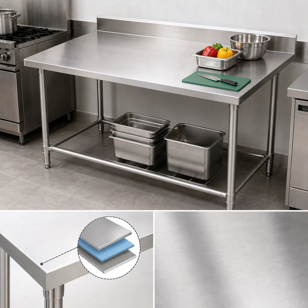 18/400 Stainless Steel Reinforced Top