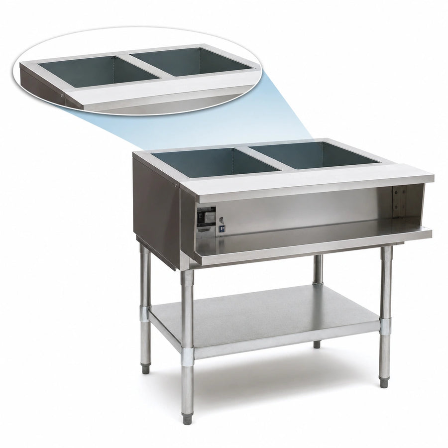 Two-Well Water Bath Design