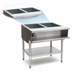 Thumbnail image #3 for Eagle Group Two-Well Liquid Propane Water Bath Hot Food Table with Open Base and Undershelf