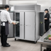 Thumbnail image #3 for True SPEC SERIES Two-Section Pass-Thru Refrigerator with Front and Rear Solid Doors