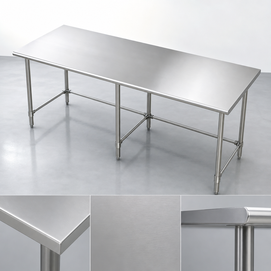 Reinforced Stainless Steel Top