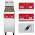 Thumbnail image #4 for Vulcan PowerFry5 1VK85C High-Efficiency Free-Standing Gas Fryer, 21 Inch, 85-90 lb. Capacity, Programmable Computer Controls