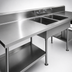 Thumbnail image #3 for Spec-Master SMPT30108 Marine Prep Table with Two Sinks, 108