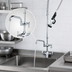 Thumbnail image #3 for OptiFlow Lead-Free Deck-Mount Pre-Rinse Assembly with 8-Inch Add-On Faucet