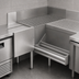 Thumbnail image #3 for Advance Tabco Prestige 90° Free-Standing Corner Drainboard Filler, 20
